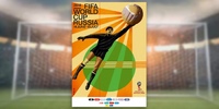 Советский конструктивизм в тренде! Плакат Чемпионата мира по футболу в России 2018 года