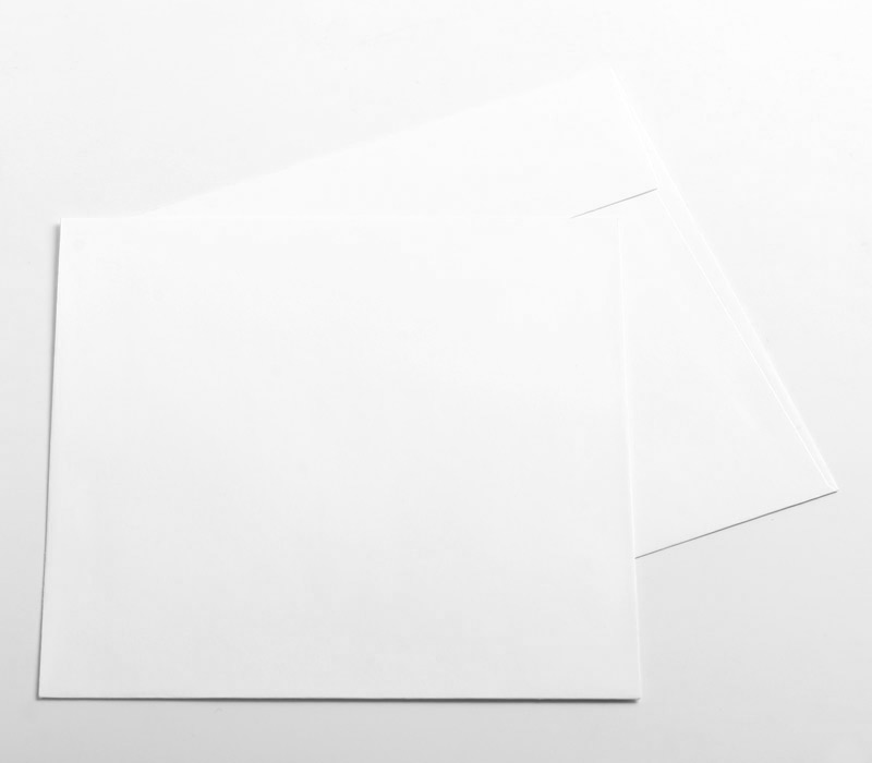 конверт белый квадратный